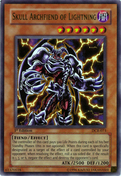 Skull Archfiend of Lightning [DCR-073] Ultra Rare | Good Games Adelaide SA