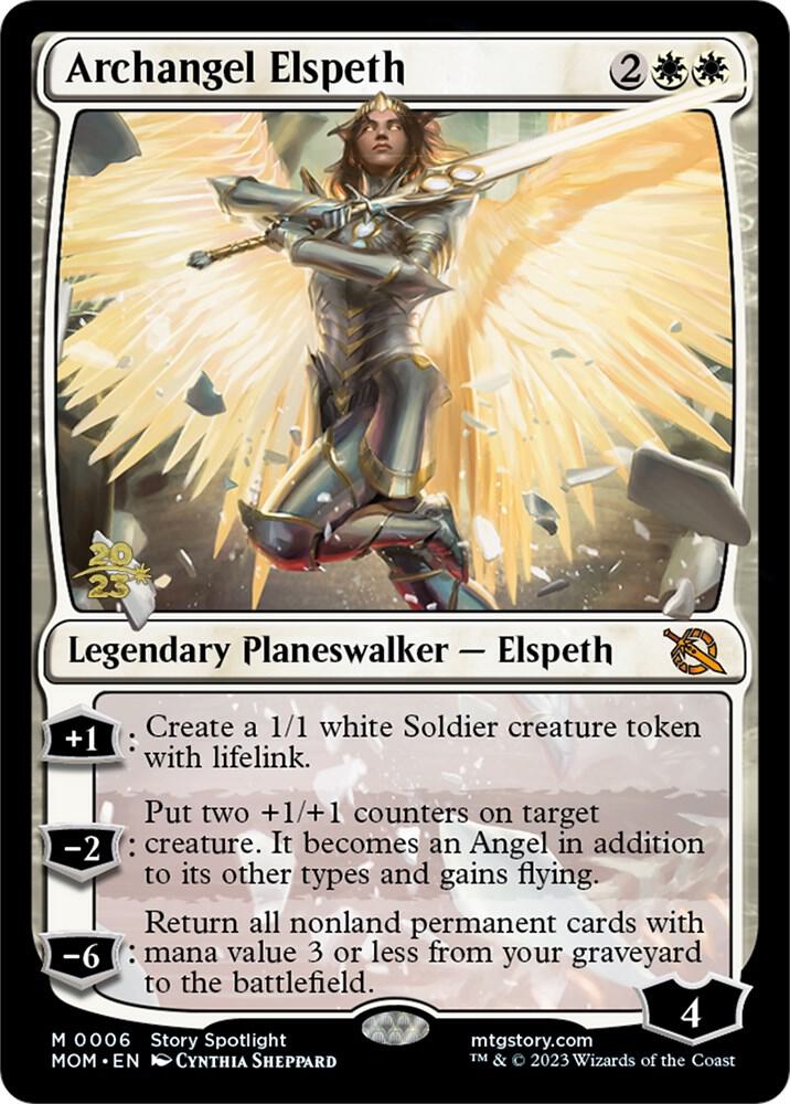 Archangel Elspeth 6 (Prerelease Cards)  - PreRelease Foil | Good Games Adelaide SA