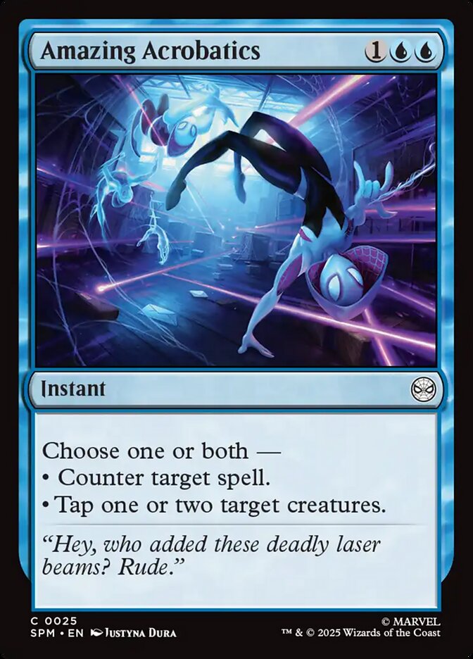 Amazing Acrobatics 25 (Marvel's Spider-Man)  - Foil | Good Games Adelaide SA