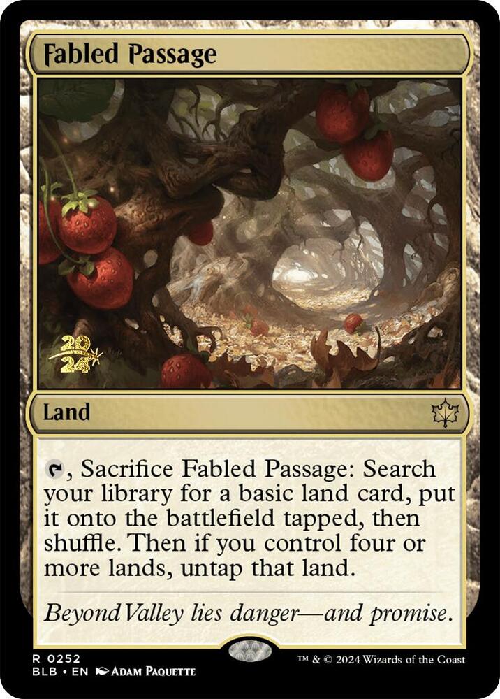 Fabled Passage 252 (Prerelease Cards)  - Foil | Good Games Adelaide SA