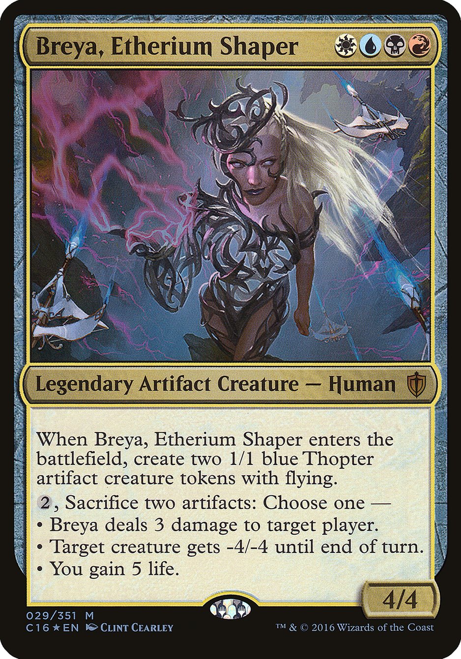 Breya, Etherium Shaper (Commander 2016) [Commander 2016 Oversized] | Good Games Adelaide SA