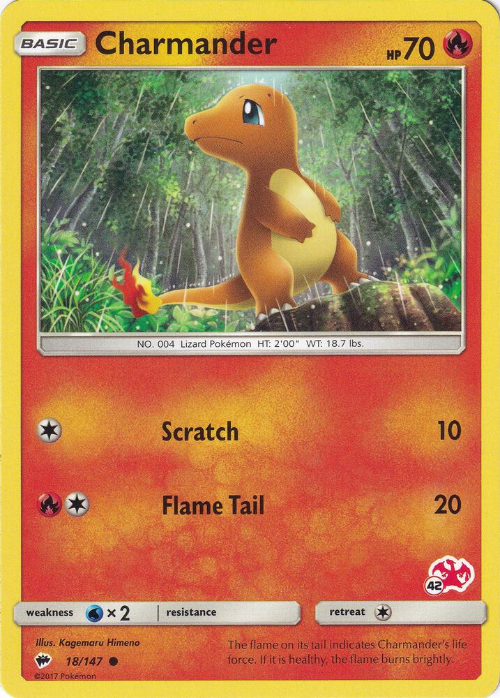 Charmander 18 147 42 Charizard Stamped 018/147 (Battle Academy)  | Good Games Adelaide SA