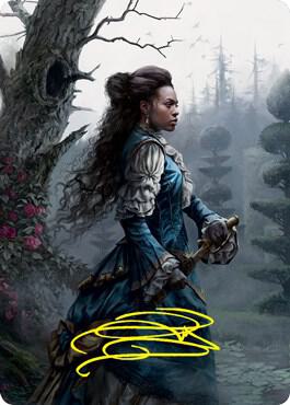 Mina Harker Art Card Gold Stamped Signature 70 (Art Series: Innistrad: Crimson Vow)  | Good Games Adelaide SA