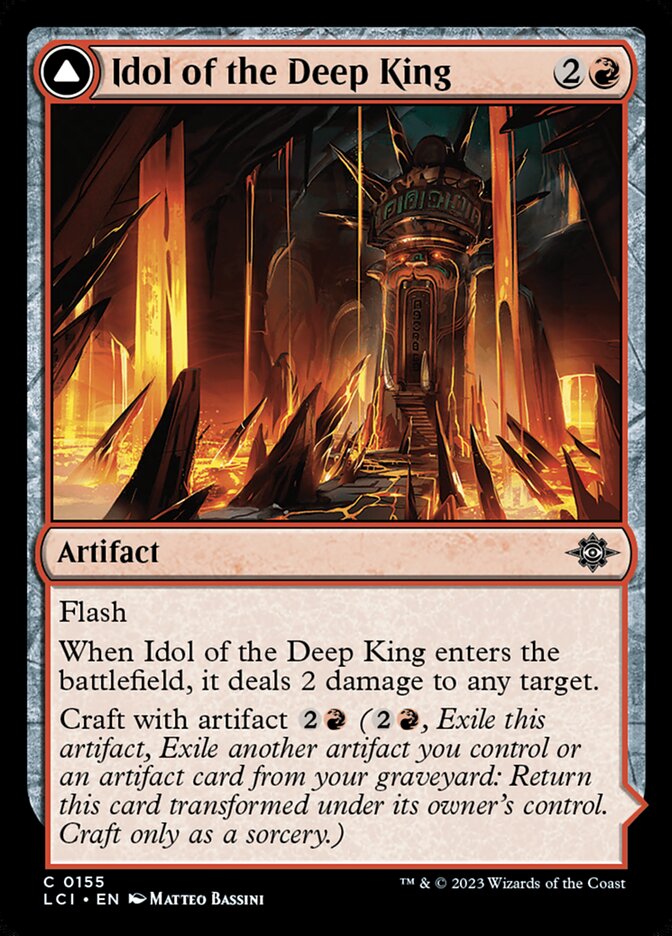 Idol of the Deep King // Sovereign's Macuahuitl 155 (The Lost Caverns of Ixalan)  | Good Games Adelaide SA