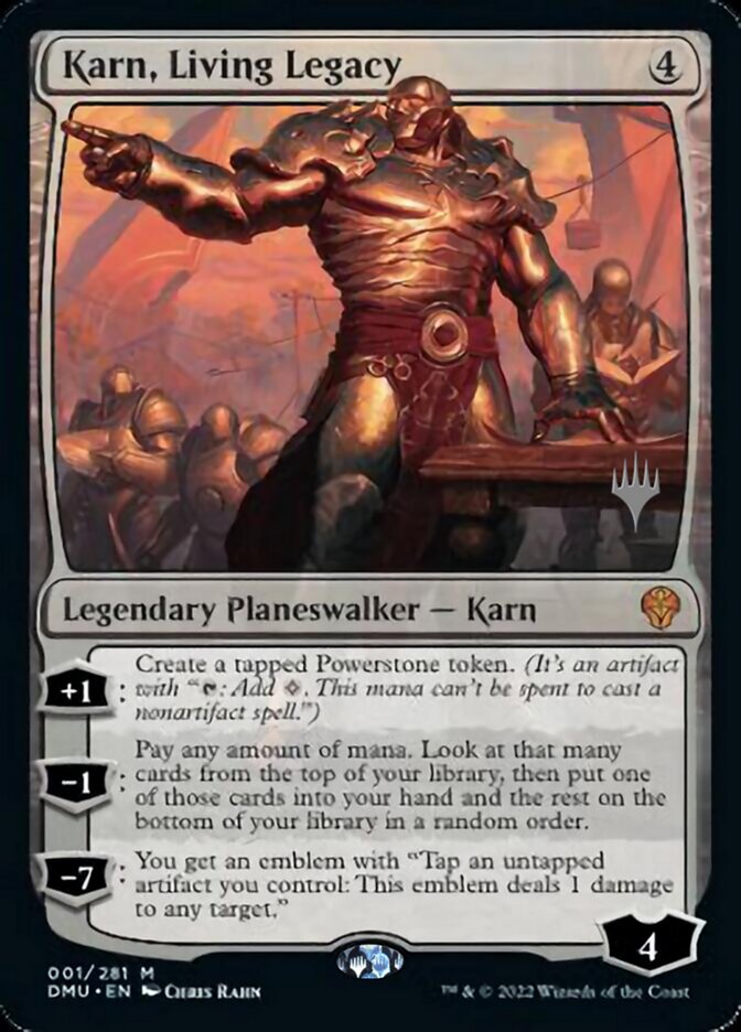 Karn, Living Legacy (Promo Pack) [Dominaria United Promos] | Good Games Adelaide SA
