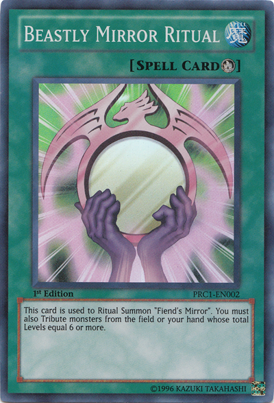 Beastly Mirror Ritual [PRC1-EN002] Super Rare | Good Games Adelaide SA