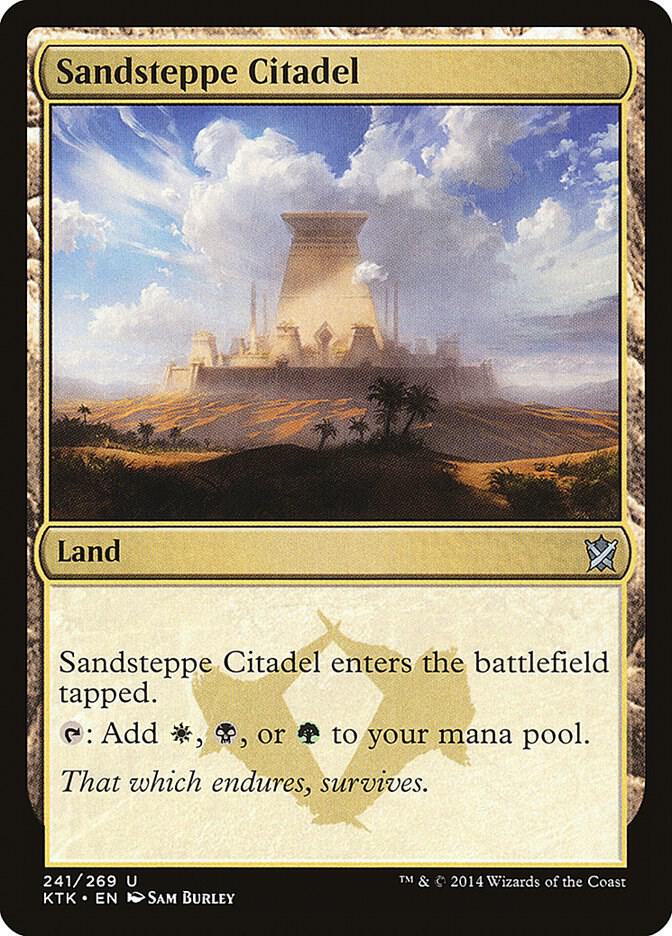Sandsteppe Citadel 241 (Khans of Tarkir)  | Good Games Adelaide SA