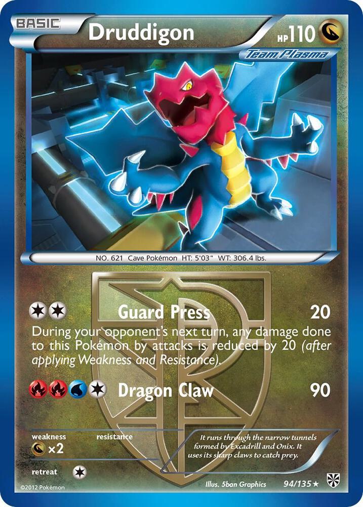 Druddigon Team Plasma 94/135 (Plasma Storm)  - Reverse Holofoil | Good Games Adelaide SA
