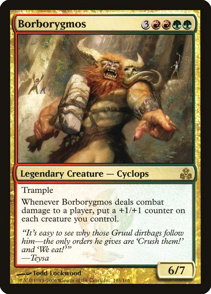 Borborygmos 103 (Guildpact)  - Foil | Good Games Adelaide SA