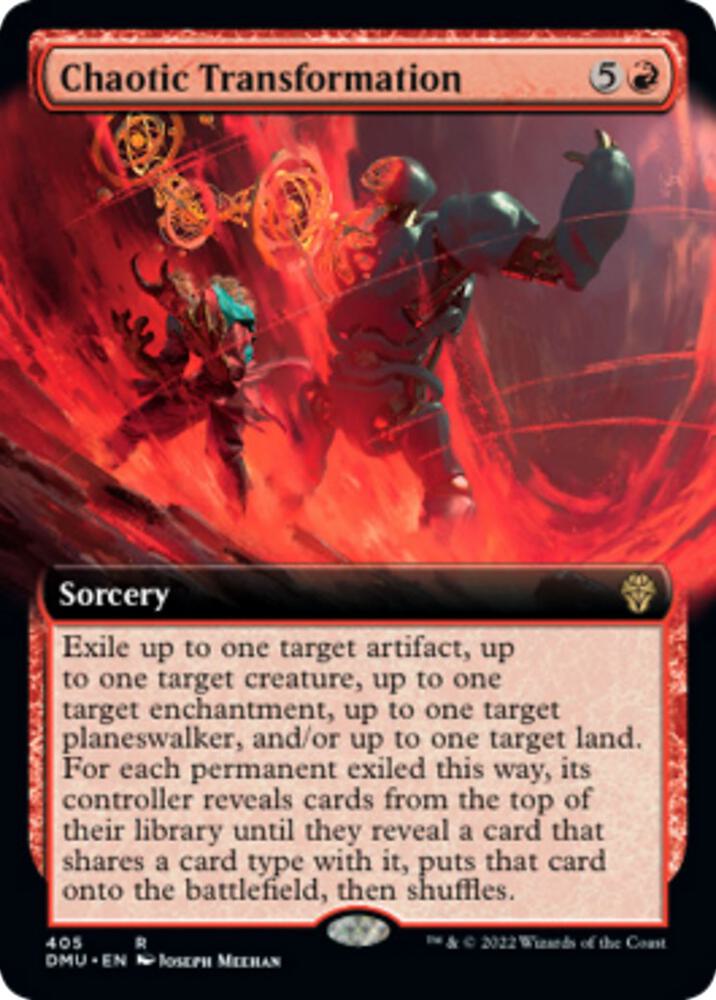 Chaotic Transformation Extended Art 405 (Dominaria United)  - Foil | Good Games Adelaide SA