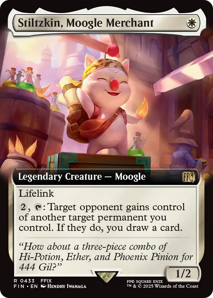 Stiltzkin, Moogle Merchant (Extended Art) [FINAL FANTASY] | Good Games Adelaide SA