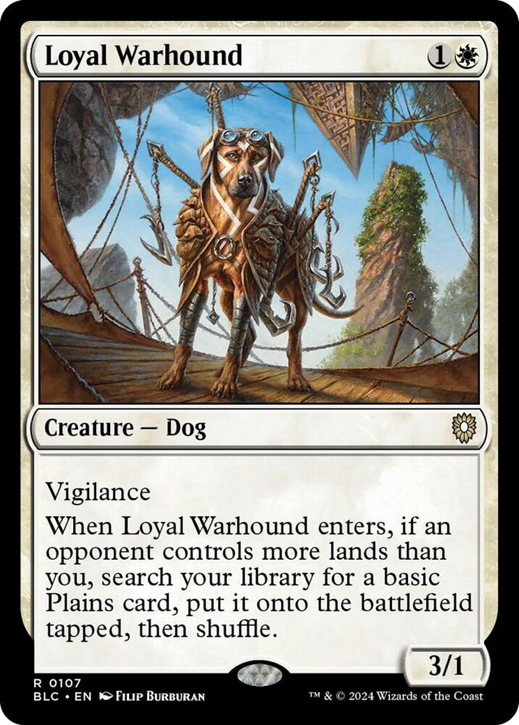 Loyal Warhound [Bloomburrow Commander] | Good Games Adelaide SA