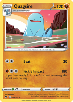 Quagsire (084/185) [Sword & Shield: Vivid Voltage] | Good Games Adelaide SA