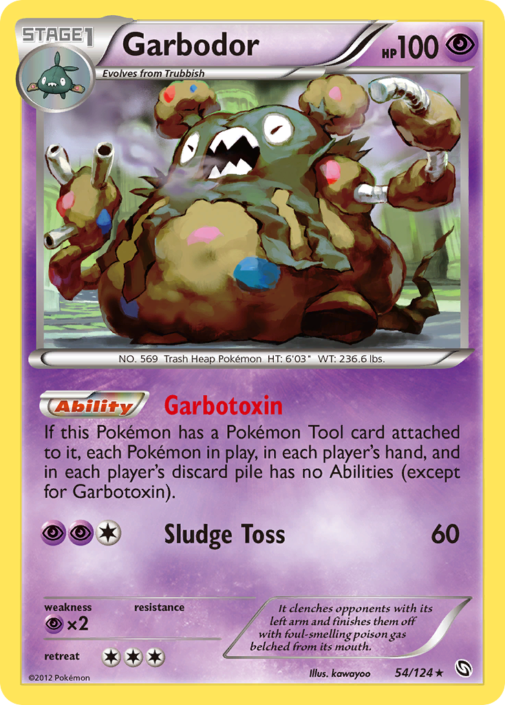 Garbodor (54/124) [Black & White: Dragons Exalted] | Good Games Adelaide SA