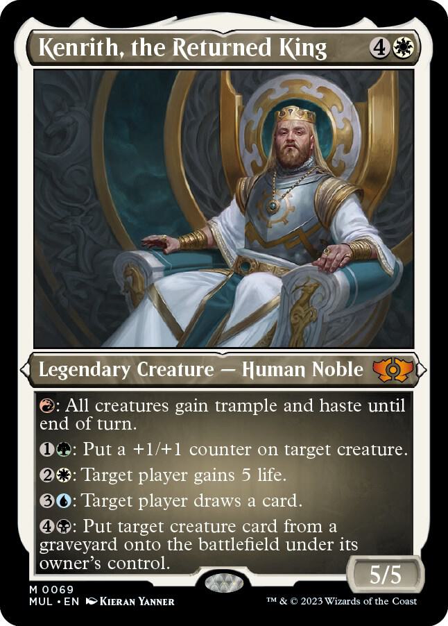 Kenrith, the Returned King 69 (March of the Machine: Multiverse Legends)  - Etched Foil | Good Games Adelaide SA