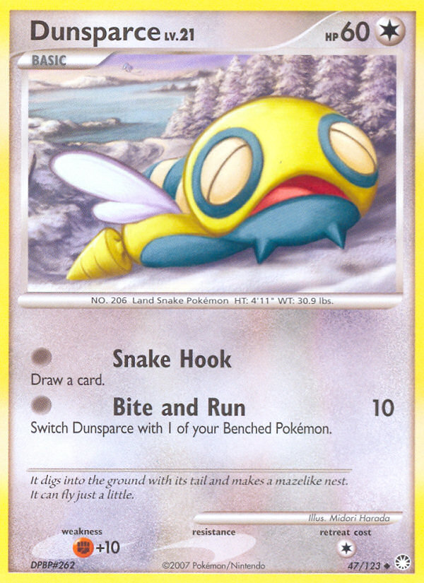 Dunsparce (47/123) [Diamond & Pearl: Mysterious Treasures] | Good Games Adelaide SA
