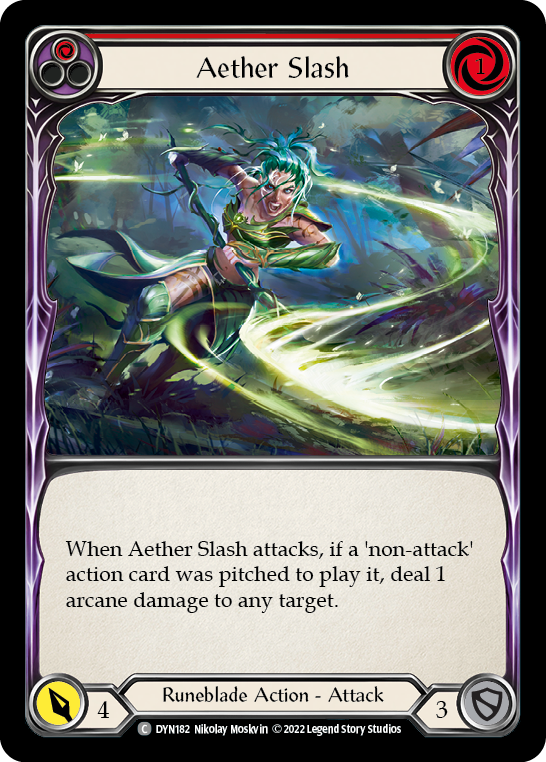 Aether Slash (Red) [DYN182] (Dynasty) | Good Games Adelaide SA
