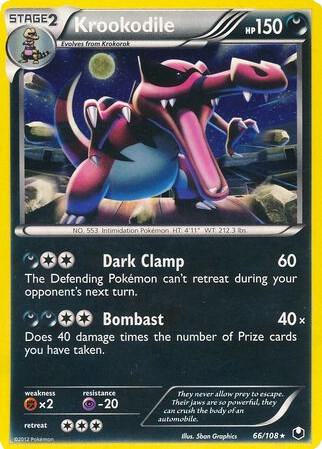 Krookodile 66 108 Cosmos Holo 066/108 (Blister Exclusives)  - Holofoil | Good Games Adelaide SA