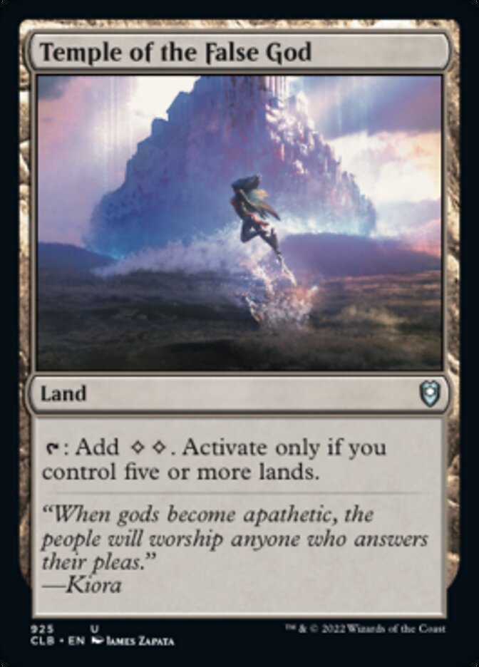 Temple of the False God [Commander Legends: Battle for Baldur's Gate] | Good Games Adelaide SA