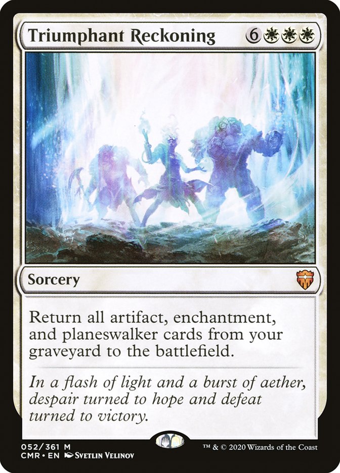 Triumphant Reckoning 52 (Commander Legends)  - Foil | Good Games Adelaide SA
