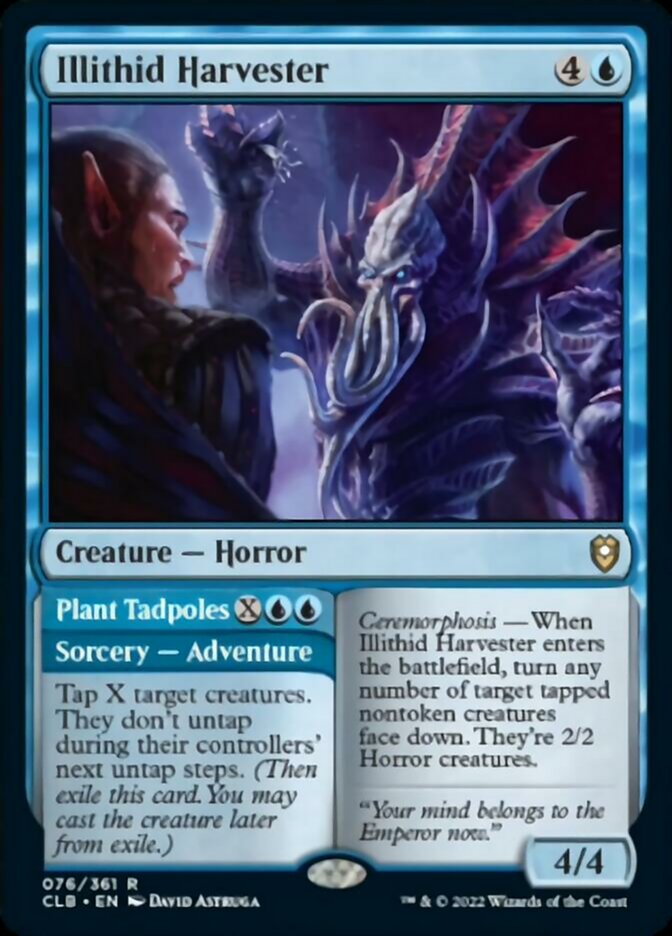 Illithid Harvester // Plant Tadpoles [Commander Legends: Battle for Baldur's Gate] | Good Games Adelaide SA