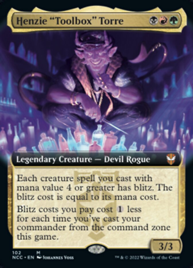 Henzie "Toolbox" Torre (Extended Art) [Streets of New Capenna Commander] | Good Games Adelaide SA