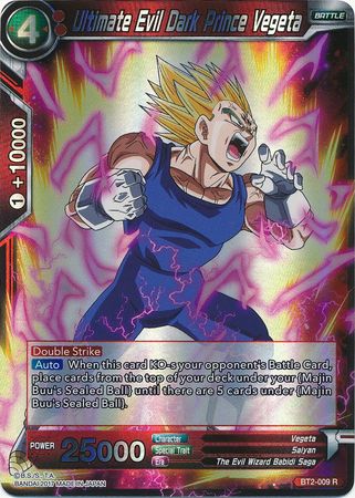 Ultimate Evil Dark Prince Vegeta [BT2-009] | Good Games Adelaide SA