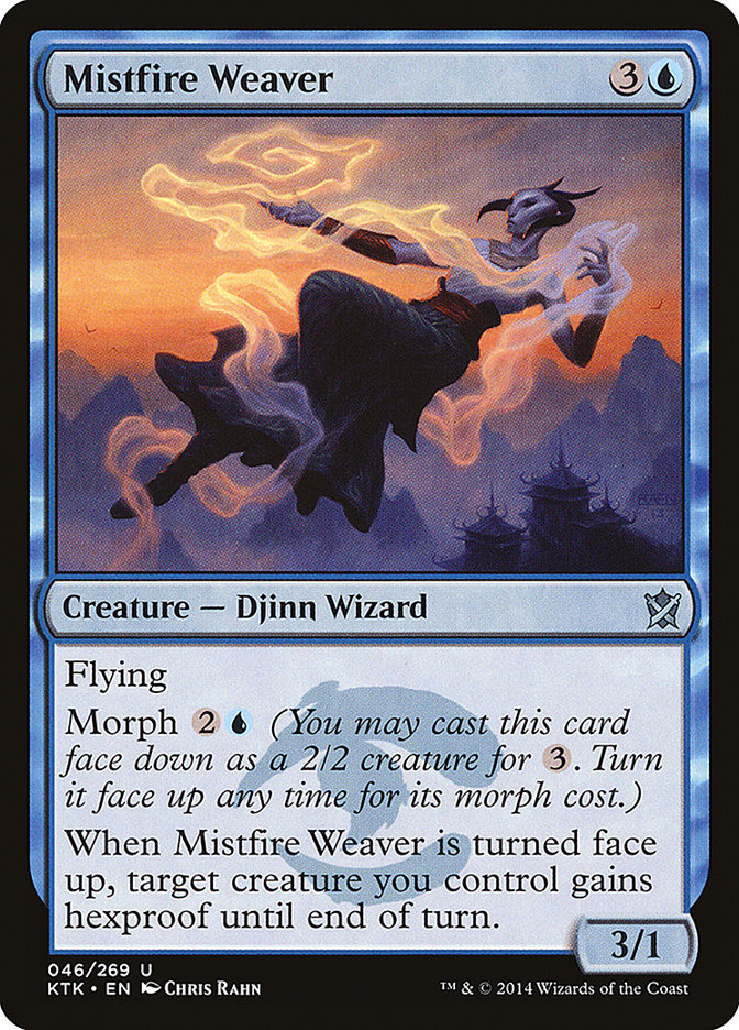 Mistfire Weaver 46 (Khans of Tarkir)  - Foil | Good Games Adelaide SA