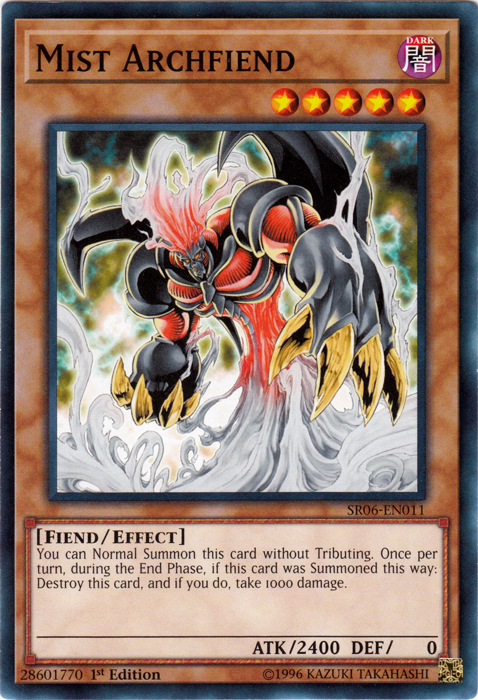 Mist Archfiend [SR06-EN011] Common | Good Games Adelaide SA