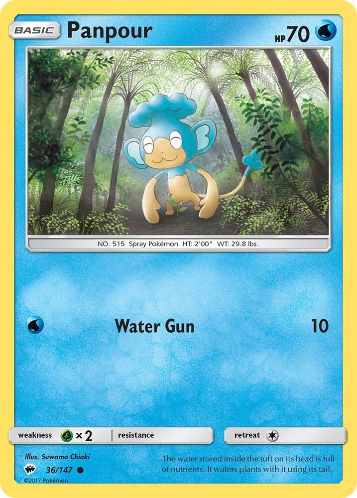 Panpour 36/147 (SM - Burning Shadows)  | Good Games Adelaide SA