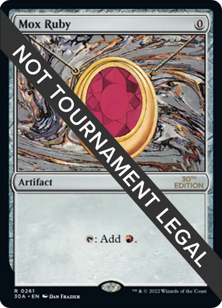 Mox Ruby 261/594 (30th Anniversary Edition)  | Good Games Adelaide SA