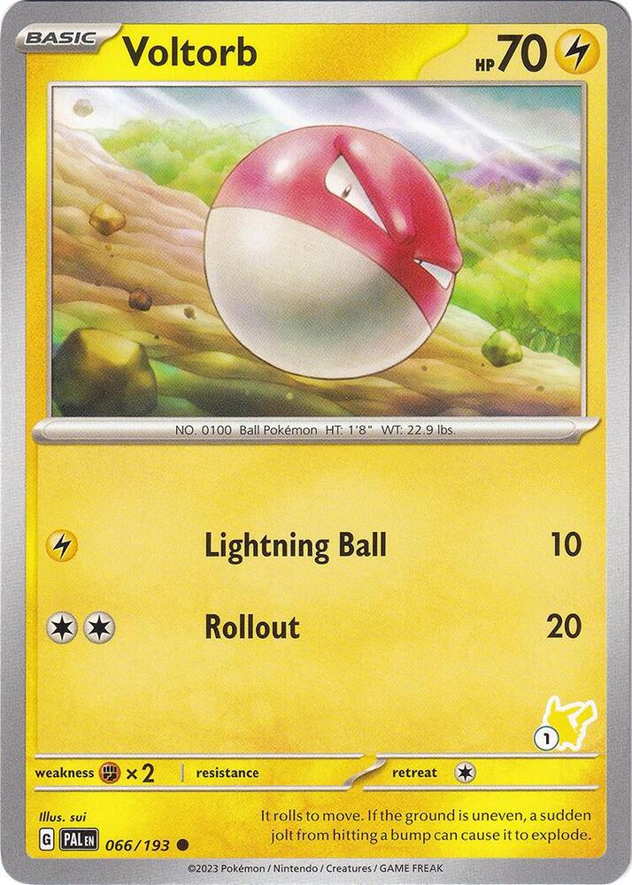 Voltorb Pikachu 1 066/193 (Battle Academy 2024)  | Good Games Adelaide SA