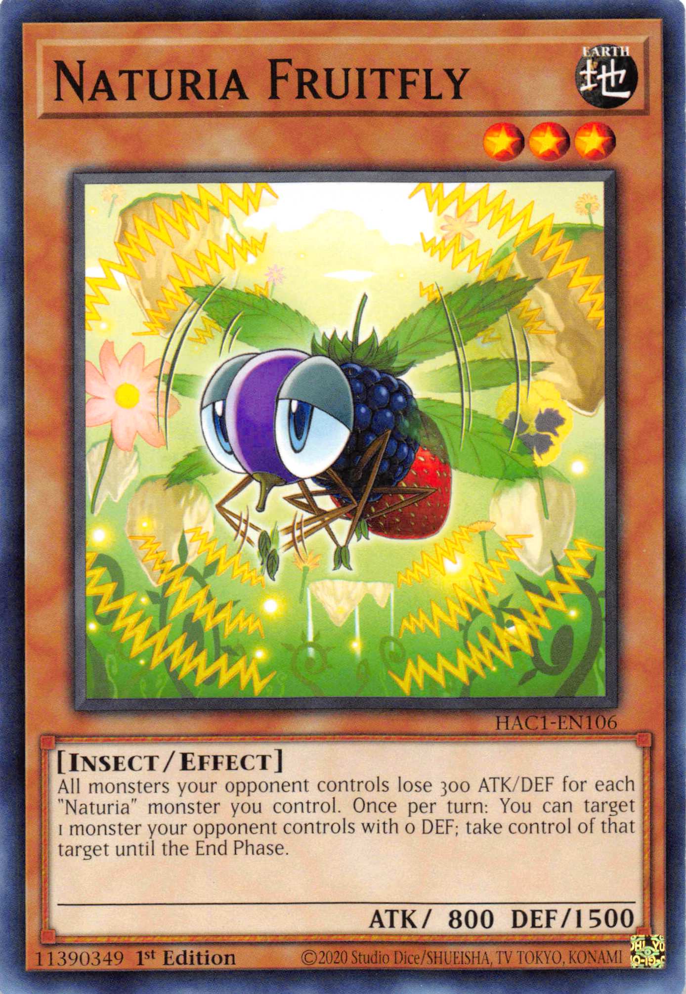 Naturia Fruitfly [HAC1-EN106] Common | Good Games Adelaide SA