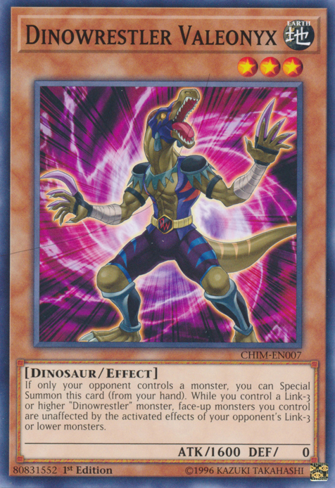 Dinowrestler Valeonyx [CHIM-EN007] Common | Good Games Adelaide SA