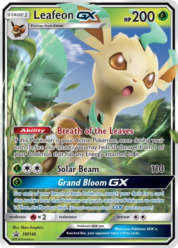 Leafeon GX (SM146) [Sun & Moon: Black Star Promos] | Good Games Adelaide SA