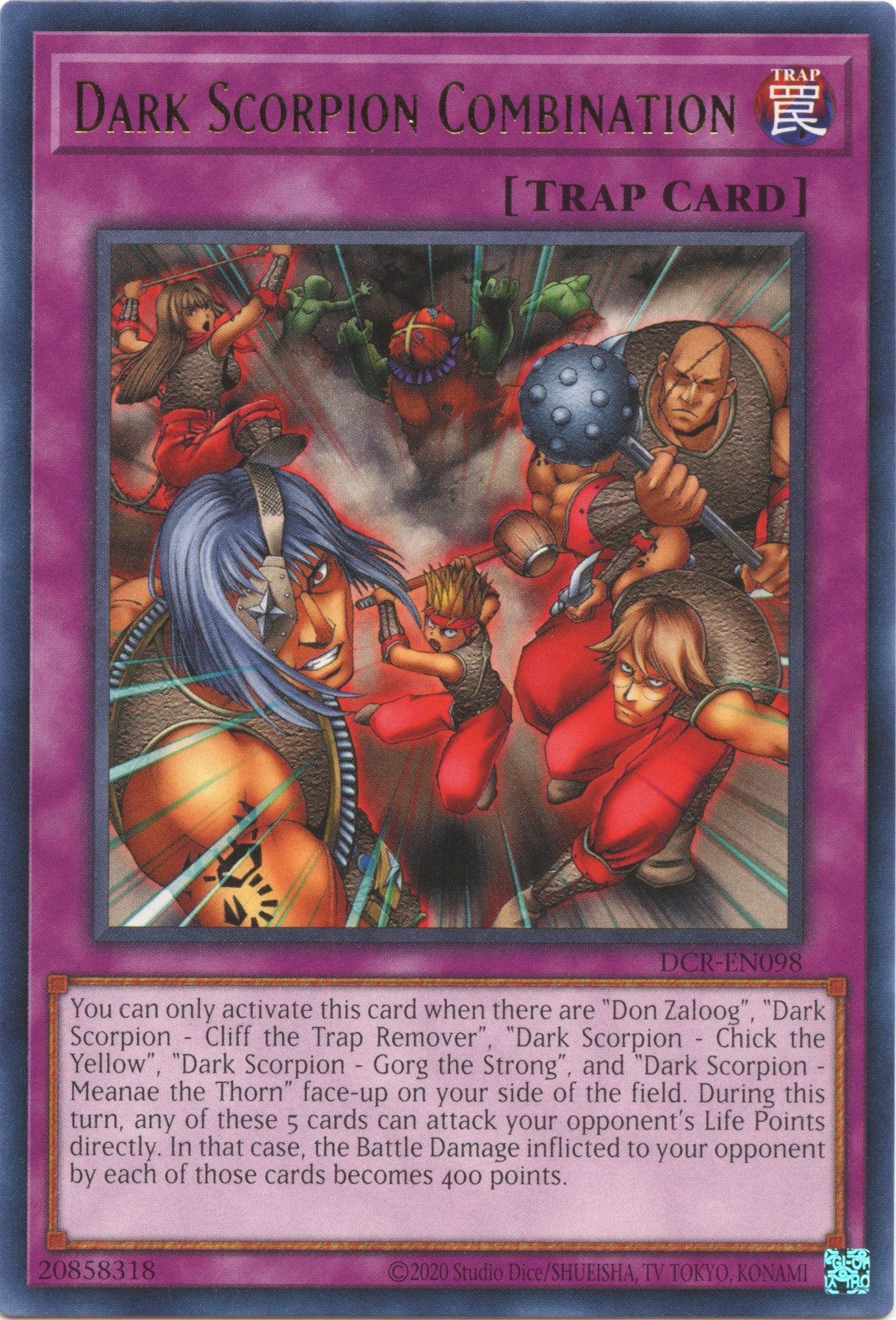 Dark Scorpion Combination (25th Anniversary) [DCR-EN098] Rare | Good Games Adelaide SA