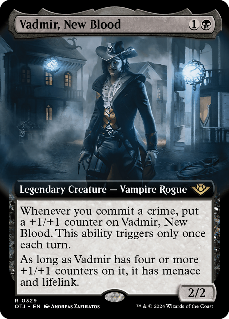 Vadmir, New Blood (Extended Art) [Outlaws of Thunder Junction] | Good Games Adelaide SA