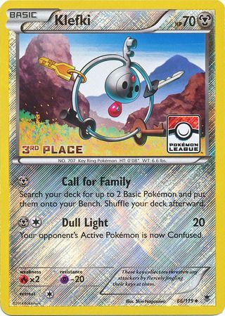 Klefki (66/119) (League Promo 3rd Place) [XY: Phantom Forces] | Good Games Adelaide SA