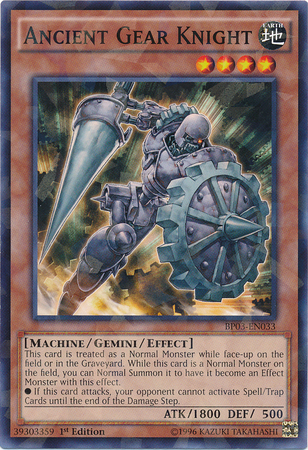 Ancient Gear Knight [BP03-EN033] Shatterfoil Rare | Good Games Adelaide SA