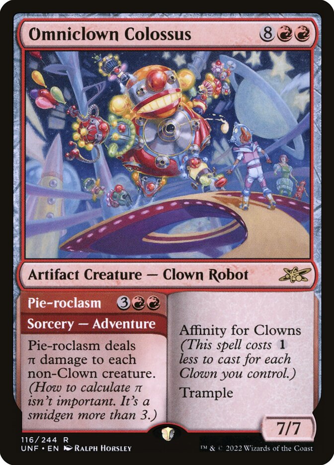 Omniclown Colossus // Pie-roclasm 116 (Unfinity)  - Foil | Good Games Adelaide SA