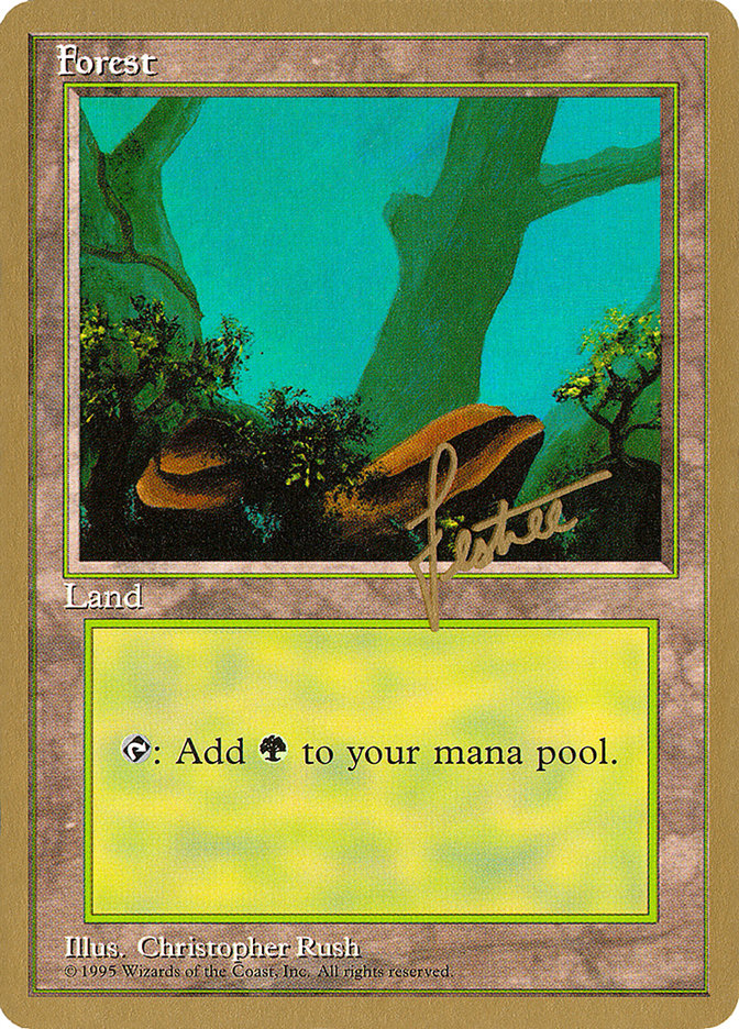 Forest (bl378) (Bertrand Lestree) [Pro Tour Collector Set] | Good Games Adelaide SA