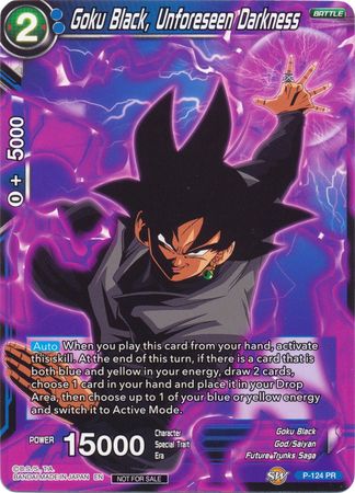 Goku Black, Unforeseen Darkness (Regional Championship 2020) (P-124) [Tournament Promotion Cards] | Good Games Adelaide SA