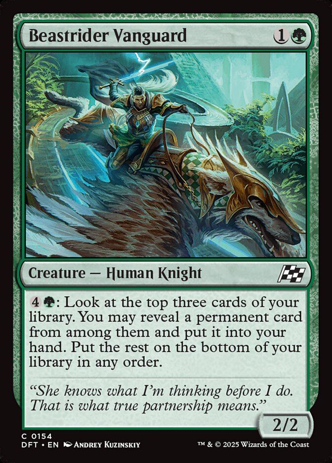 Beastrider Vanguard 154 (Aetherdrift)  - Foil | Good Games Adelaide SA