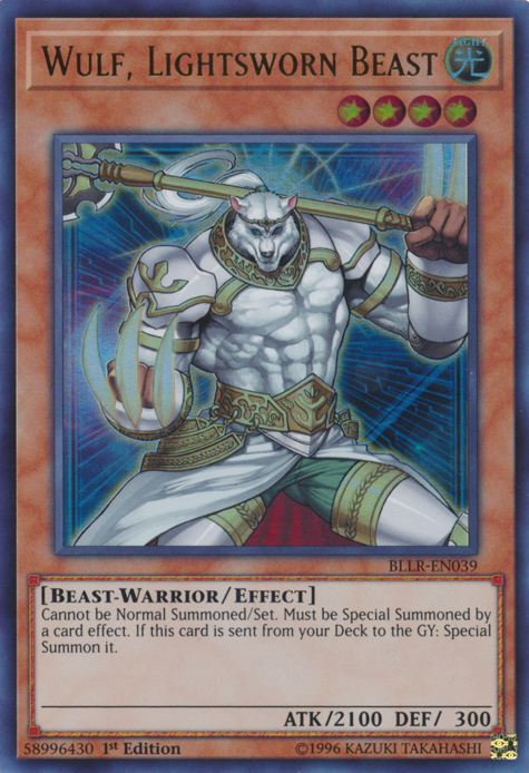 Wulf, Lightsworn Beast [BLLR-EN039] Ultra Rare | Good Games Adelaide SA