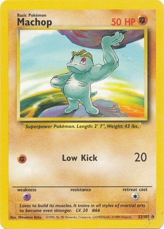 Machop (52/102) [Base Set Unlimited] | Good Games Adelaide SA