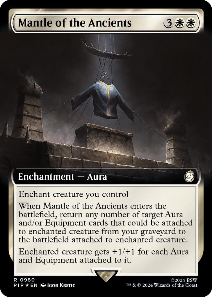 Mantle of the Ancients Extended Art Surge Foil 980 (Universes Beyond: Fallout)  - Extended Art Surge Foil | Good Games Adelaide SA