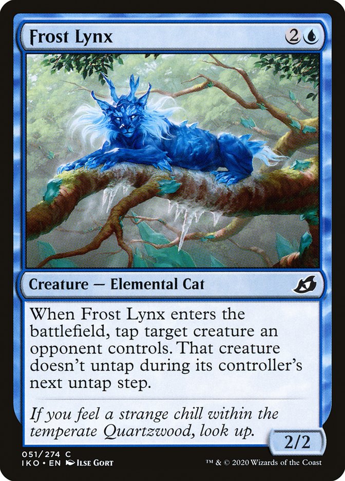 Frost Lynx 51 (Ikoria: Lair of Behemoths)  - Foil | Good Games Adelaide SA