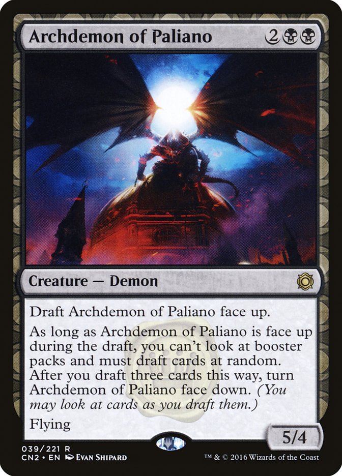 Archdemon of Paliano [Conspiracy: Take the Crown] | Good Games Adelaide SA