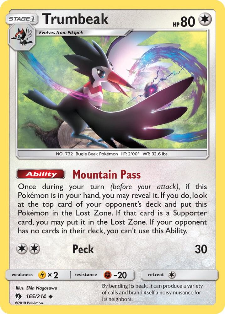 Trumbeak 165/214 (SM - Lost Thunder)  | Good Games Adelaide SA