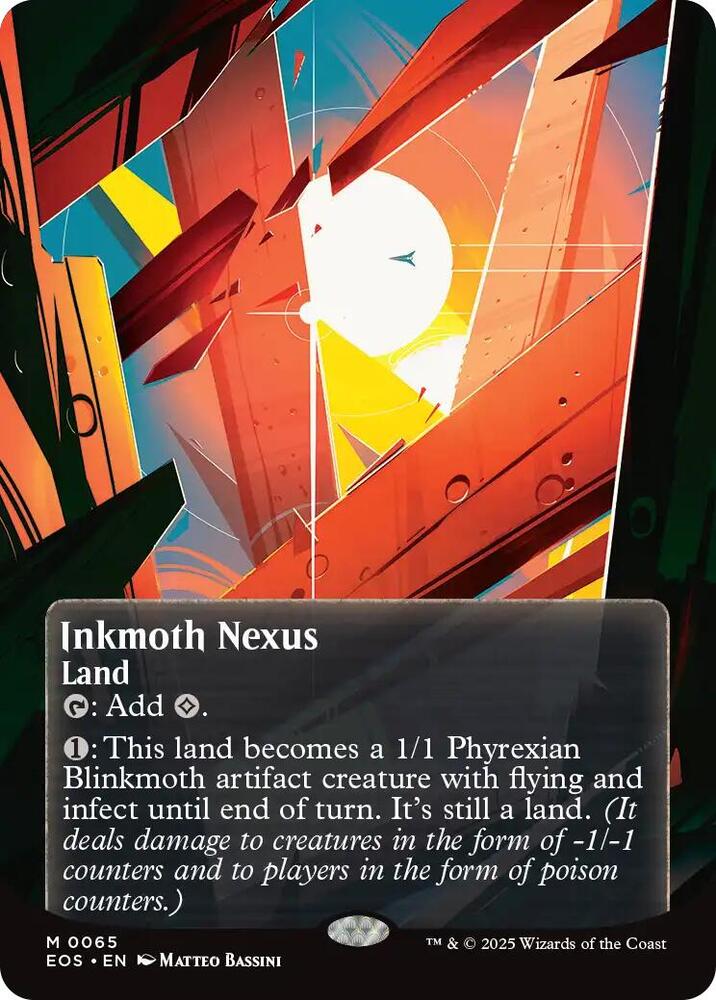 Inkmoth Nexus  65/0 (Edge of Eternities: Stellar Sights)  - Borderless Foil | Good Games Adelaide SA